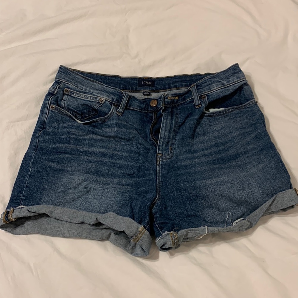 J. Crew High-rise Denim Shorts